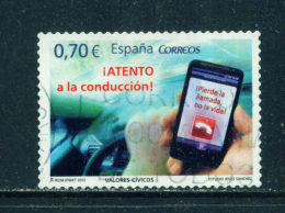 SPAIN  -  2012  Civic Duty  70c  Used As Scan - Oblitérés