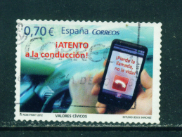 SPAIN  -  2012  Civic Duty  70c  Used As Scan - Used Stamps