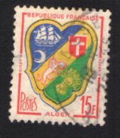 France 1959 Oblitéré Rond Used Stamp Blason D'Alger 15 Francs - Gebraucht