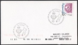 FOOTBALL - ITALIA BORGOMANERO (NO) 2005 - MOSTRA FILATELICA NUMISMATICA - CARD VIAGGIATA - Cartas & Documentos