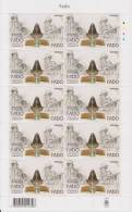 PORTUGAL CORPORATE SHEET 10 MNH STAMPS FADO UNESCO WORLD HERITAGE 2012 - Usado