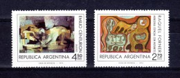 ARGENTINA - 1975 - Argentine Modern Art - Sc 1056 1057 - VF MNH - Nuevos
