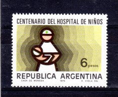 ARGENTINA - 1975 - Children’s Hospital, Centenary - Sc 1083 - VF MNH - Nuovi
