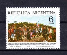 ARGENTINA - 1975 - Uruguay’s Declaration Of Independence, 150th Anniv - Sc 1074 -  VF MNH - Nuovi