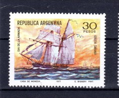 ARGENTINA - 1977 - Navy Day, Ship - Sc 1146 -  VF MNH - Ongebruikt