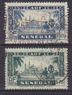 Senegal 1935 Mi. 140, 142     1.50 Fr & 1.75 Djourbel-Moschee - Gebruikt