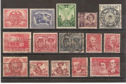 AUSTRALIE - AUSTRALIA - LOT DE TIMBRES OBLITERES - Verzamelingen