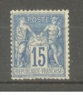 FRANCE STAMP TIMBRE N° 90 \" TYPE SAGE 15c BLEU \" NEUF Xx A VOIR - Autres & Non Classés