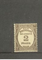 FRANCE STAMP TIMBRE TAXE N° 62 \" 2F SEPIA \" NEUF Xx TTB - Autres & Non Classés