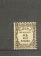 FRANCE STAMP TIMBRE TAXE N° 62 \" 2F SEPIA \" NEUF Xx TTB - Andere & Zonder Classificatie