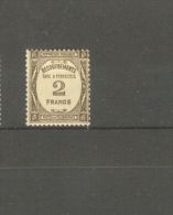 FRANCE STAMP TIMBRE TAXE N° 62 \" 2F SEPIA \" NEUF Xx TB - Other & Unclassified