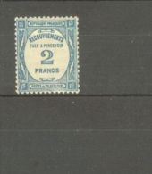 FRANCE STAMP TIMBRE TAXE N° 61 \" 2F BLEU \" NEUF Xx TTB - Autres & Non Classés