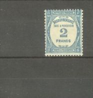 FRANCE STAMP TIMBRE TAXE N° 61 \" 2F BLEU \" NEUF Xx TTB - Sonstige & Ohne Zuordnung