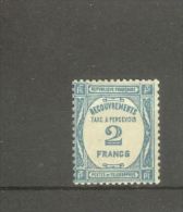 FRANCE STAMP TIMBRE TAXE N° 61 \" 2F BLEU \" NEUF Xx TB - Other & Unclassified