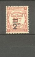 FRANCE STAMP TIMBRE TAXE N° 54 \" 2F SUR 60c ROUGE \" NEUF Xx SUP - Altri & Non Classificati