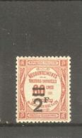 FRANCE STAMP TIMBRE TAXE N° 54 \" 2F SUR 60c ROUGE \" NEUF Xx SUP - Sonstige & Ohne Zuordnung