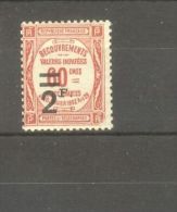 FRANCE STAMP TIMBRE TAXE N° 54 \" 2F SUR 60c ROUGE \" NEUF Xx TB - Other & Unclassified