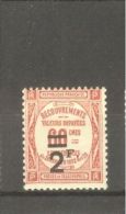 FRANCE STAMP TIMBRE TAXE N° 54 \" 2F SUR 60c ROUGE \" NEUF Xx TB - Other & Unclassified