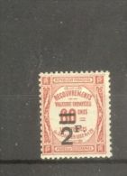 FRANCE STAMP TIMBRE TAXE N° 54 \" 2F SUR 60c ROUGE \" NEUF Xx TB - Andere & Zonder Classificatie