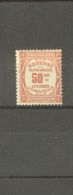 FRANCE STAMP TIMBRE TAXE N° 47 \" 50c ROUGE \" NEUF Xx TB - Andere & Zonder Classificatie