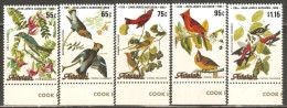 Aitutaki 1985 Mi# 554-558 ** MNH - Audubon Birth Bicentenary / Birds - Aitutaki