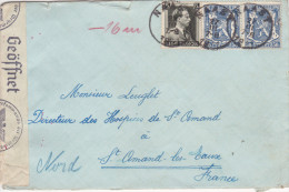 Naas 1941 - Lettre Censure - WW II (Covers & Documents)