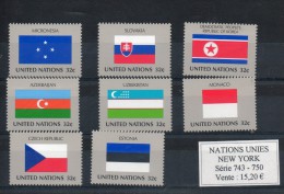 Nations Unies. New York. Drapeaux - Unused Stamps