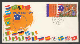Nederland Netherlands Pays Bas 1994 Cover / Briefstück + Mi 1516 - World Cup Football Champ. 1994 USA/ Fußball-WM - 1994 – Estados Unidos
