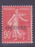 ANDORRE N° 12 \" SEMEUSE 90c ROUGE \" NEUF Xx TTB - Other & Unclassified
