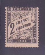 FRANCE TAXE 23 \" 2F NOIR \" NEUF X TB - Other & Unclassified