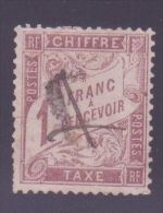 FRANCE TAXE 25 \" 1F MARRON \" OBLITERE TB - Otros & Sin Clasificación