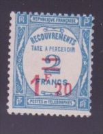 FRANCE TAXE 64 \" 1F20 S. 2F BLEU \" NEUF Xx TTB - Sonstige & Ohne Zuordnung