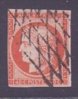 FRANCE N°5 \" CERES 40c ORANGE \" OBLITERE A VOIR - Other & Unclassified