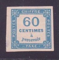 FRANCE TAXE N°9 \" 60c BLEU \" NEUF X TTB - Altri & Non Classificati