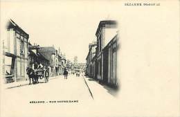 Depts Divers - Marne -ref M877- Sezanne -  Rue Notre Dame  -carte Bon Etat   - - Sezanne