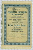 Cie Des Transports Electriques De L'Exposition - Elektrizität & Gas