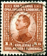 YUGOSLAVIA, RE ALESSANDRO, KING ALEXANDER, 1921, FRANCOBOLLO USATO - Usati