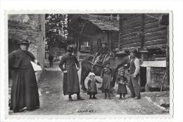 Delcampe - 9459-  Evolène Cheval Et Vie Du Village - Evolène