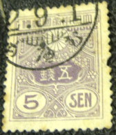 Japan 1913 Tazawa 5 Sen - Used - Gebruikt