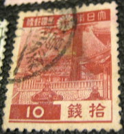 Japan 1937 Building 10 Sen - Used - Gebraucht