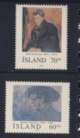 ISLANDE 1991 PEINTURES  YVERT N°704/05  NEUF MNH** - Unused Stamps