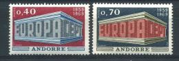 ANDORRE N° 194/95  \" EUROPA 1969 \" NEUFS XX TTB. - Other & Unclassified
