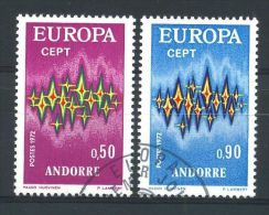 ANDORRE N° 217/18  \" EUROPA 1972 \" OBLITERES TB. - Other & Unclassified