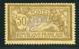 FRANCE N° 120d  \" MERSON  50c  BRUN ET GRIS PAPIER GC \"  NEUF Xx  TTB, SIGNE - Autres & Non Classés