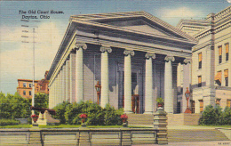Ohio Dayton Old Court House 1953 Curteich - Dayton
