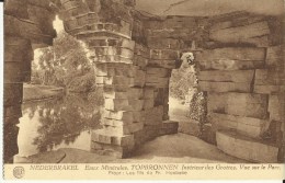 Nederbrakel -- Eaux  Minérales  Topbronnen. - Intérieur  Des  Grottes. Vue Sur Le Parc  (2 Scans) - Brakel