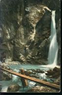 Burgau Am Attersee Wasserfall In Der Burggrabenklamm Um 1920 - Attersee-Orte