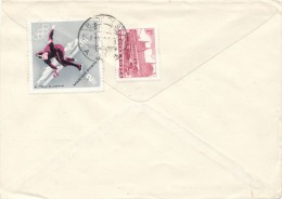 I4429 - Hungary (1969) Budapest 53 (stamp: Olympic Game Grenoble 1968) - Hiver 1968: Grenoble
