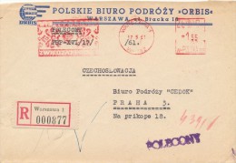 I4437 - Poland (1961) Warszawa 1: ORBIS Visit Poland - Storia Postale