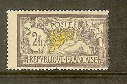 FRANCE STAMP TIMBRE N° 122 \" TYPE MERSON 2F VIOLET ET JAUNE \" NEUF X A VOIR - Other & Unclassified